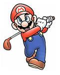 Mario Playing Golf