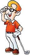 Putts With Golf Club