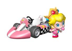 Baby Peach Next To Her Kart