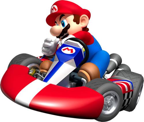 Mario Drifting In Kart