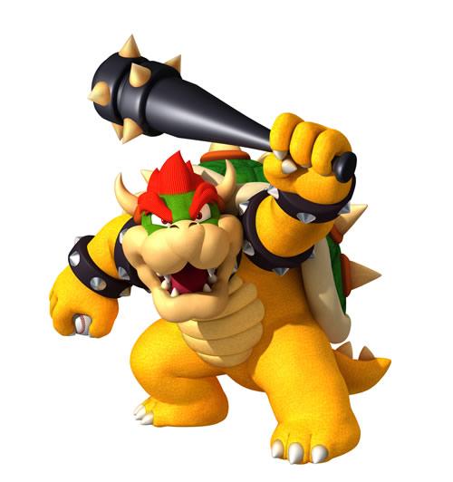 Bowser With Baseball Bat
