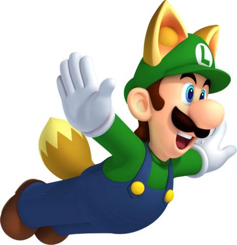 Fox Luigi from New Super Mario Bros. 2