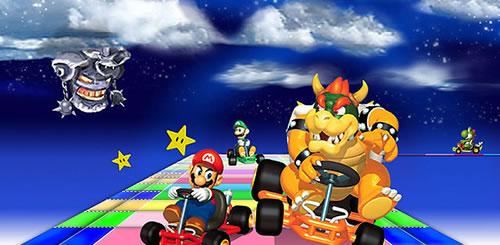 Mario and Bowsers rivalry isn't even paused for the treachery of rainbow road